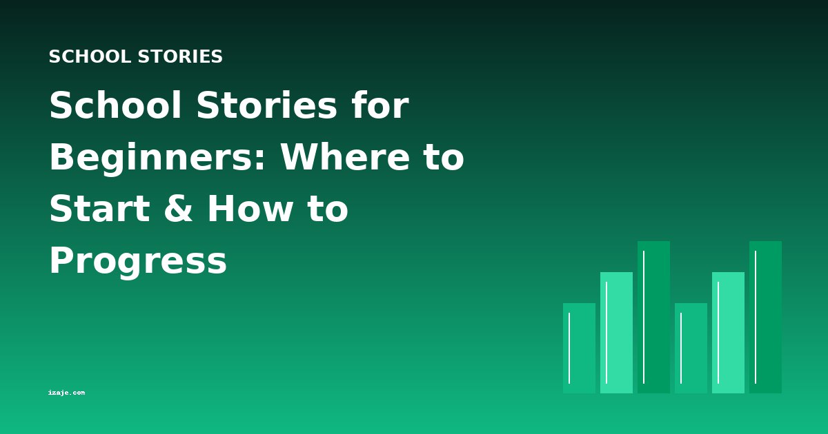 School Stories for Beginners: Where to Start & How to Progress