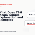 What Does TBH Mean? Simple Explanation and Examples