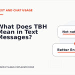 What Does TBH Mean in Text Messages?