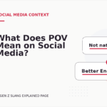 What Does POV Mean on Social Media?