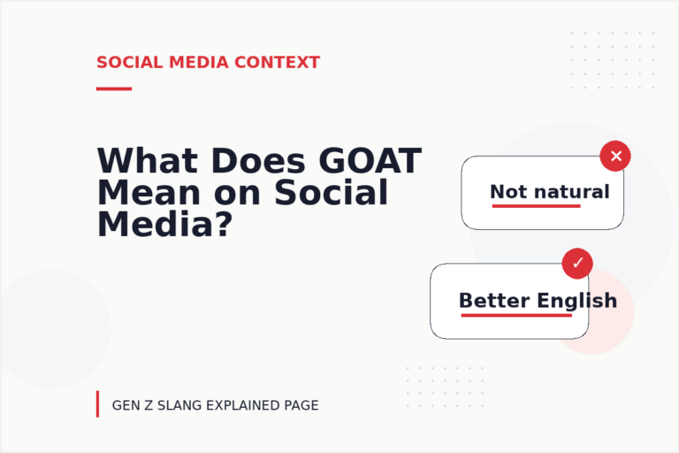 What Does GOAT Mean on Social Media?